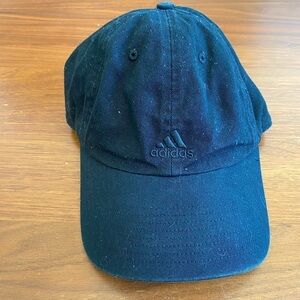 Adidas Blacked Out Three Stripe Hat